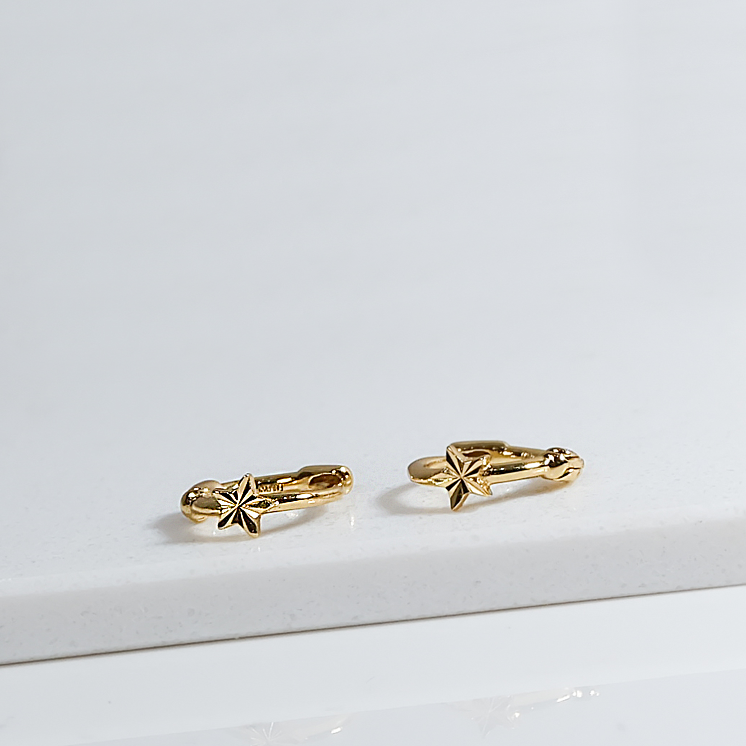 Celestial Gold Hoops