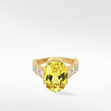 The Fitzrovia Yellow Sapphire Ring