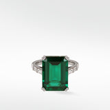 London Bridge Emerald Ring