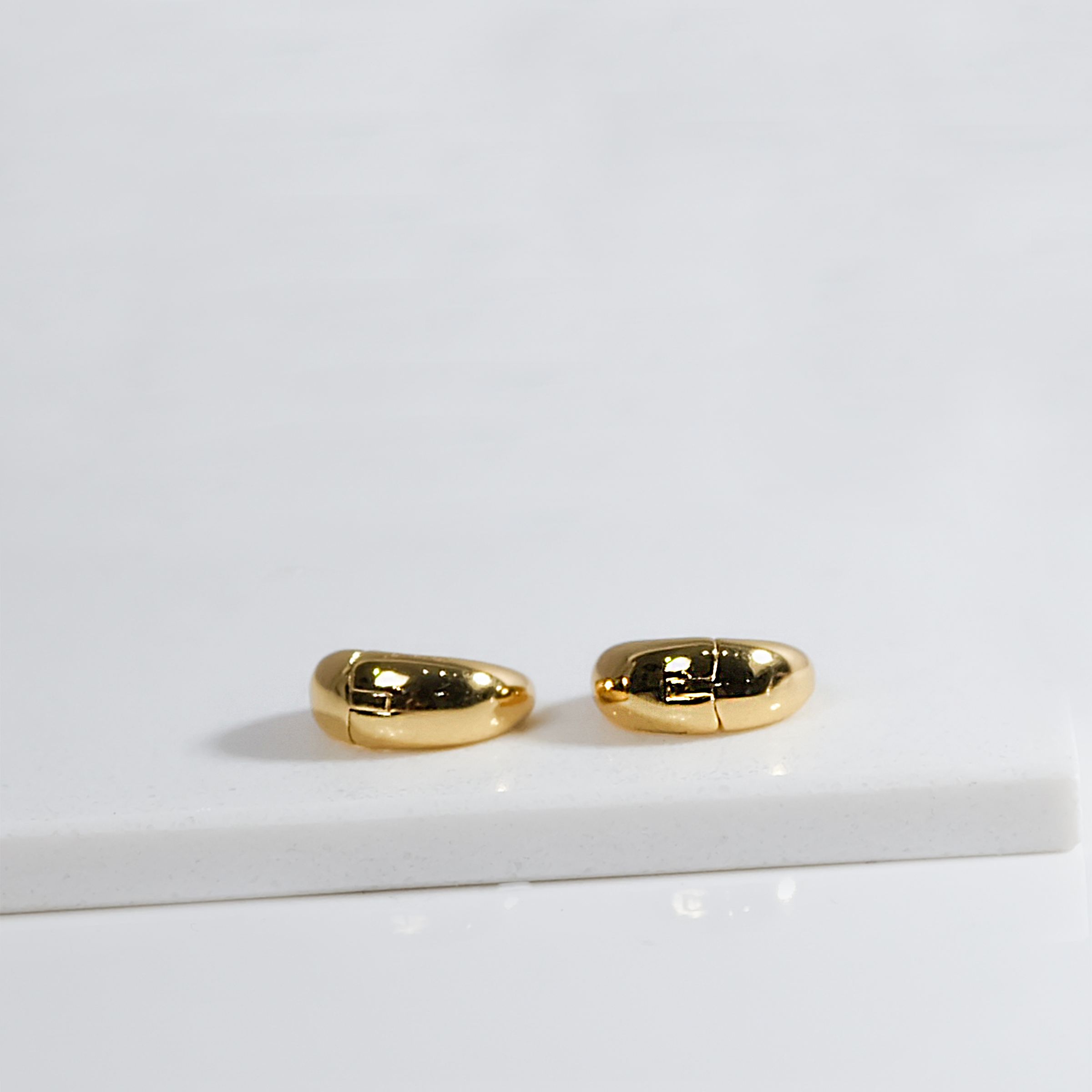 Golden Elegance Hoops