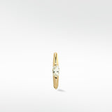 Marquise Set Knife Edged Hoop