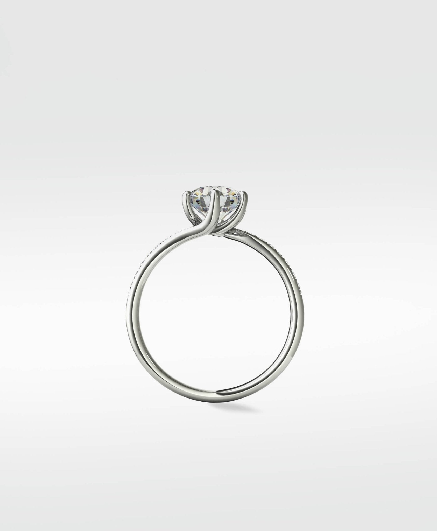 Diamond Lime Engagement Ring - Lark and Berry