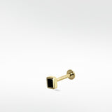 Eclipsis Onyx Stud Earring