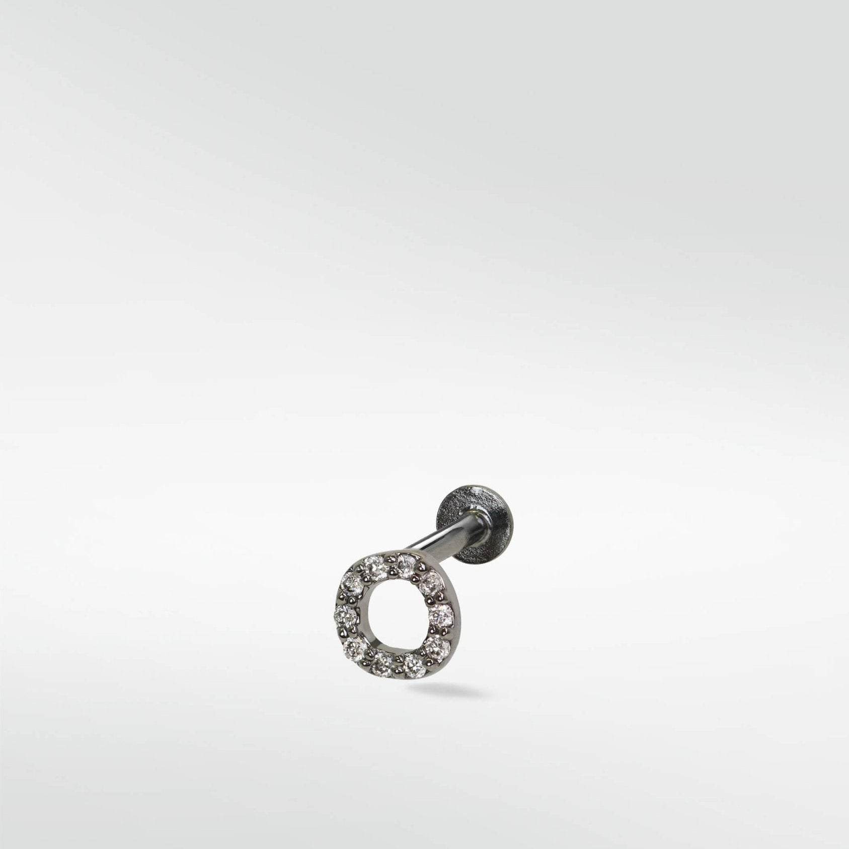 Halo Mini Diamond Stud Earring