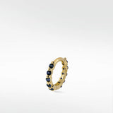 Modernist 8mm Mini Hoop in 14K Gold - Various Colourways - Lark and Berry