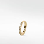 Modernist Diamond Pavé Large Hoop Earring - Lark and Berry