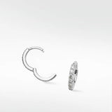 Modernist Diamond Pavé Small Hoop