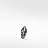 Modernist Diamond Pavé Small Hoop