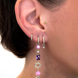 Omnis Double Baguette Stud Earring