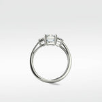 Plum Trinity Engagement Ring - Lark and Berry