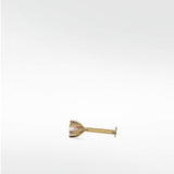 Stellar Solitaire Diamond Stud Earring