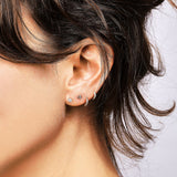 Trio Diamond Stud Earring
