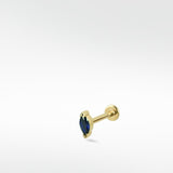 Veto Marquise Sapphire Stud Earring