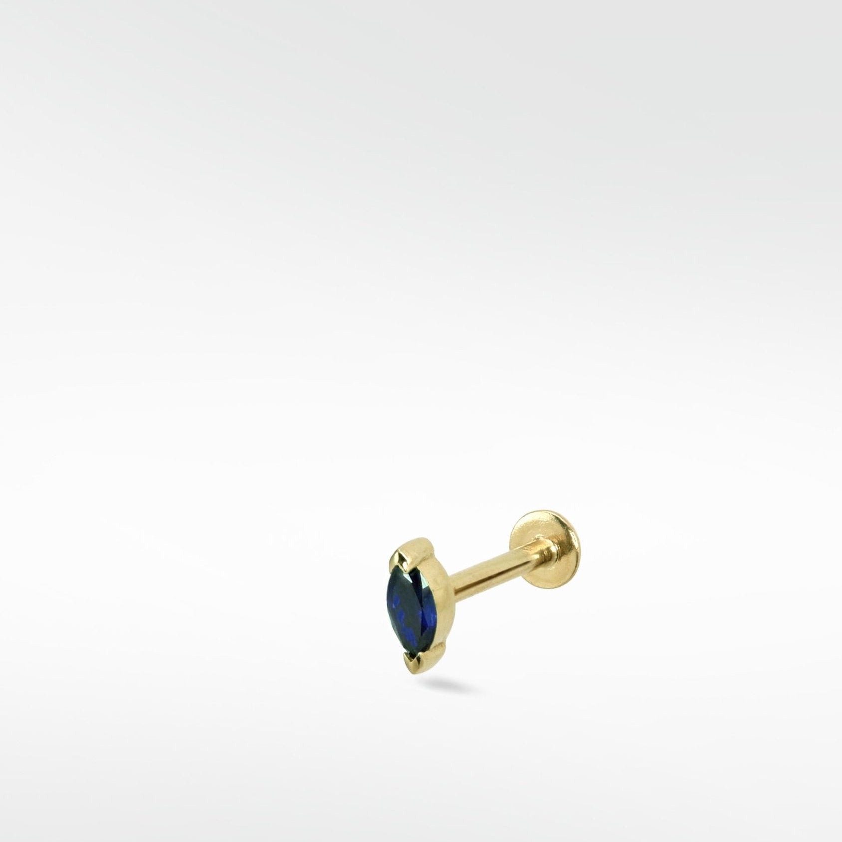 Veto Marquise Sapphire Stud Earring