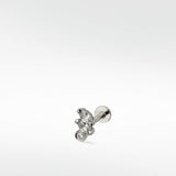 Veto Sapphire Labret Earring in Solid 14K Gold - Lark and Berry