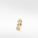 Veto Sapphire Medium Hoop - Lark and Berry