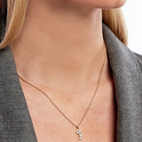 Wave Diamond Pendant in 18K Gold - Lark and Berry