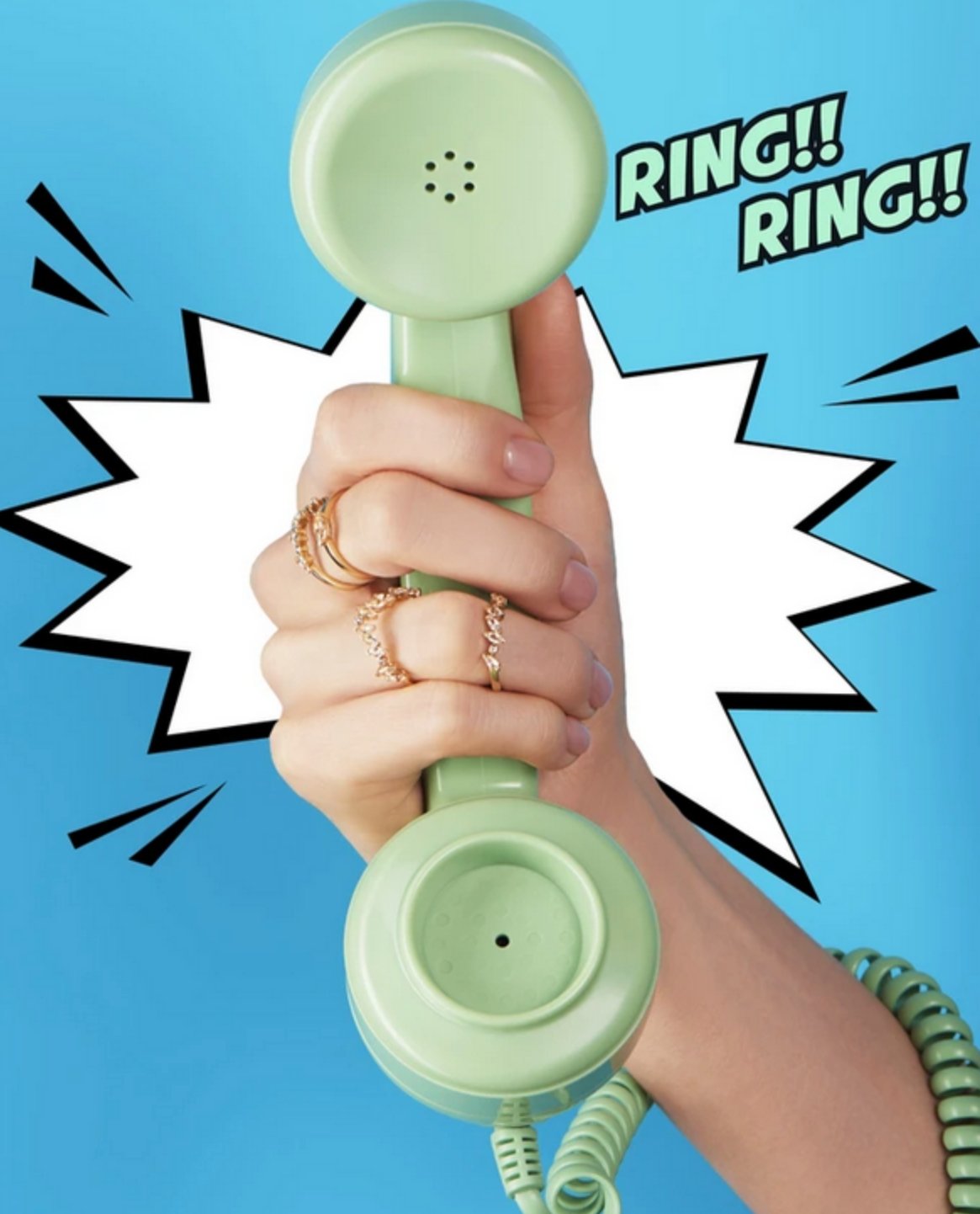 Spring Is Calling - Answer with Hands Adorned In Cultured Diamonds | Lark and Berry