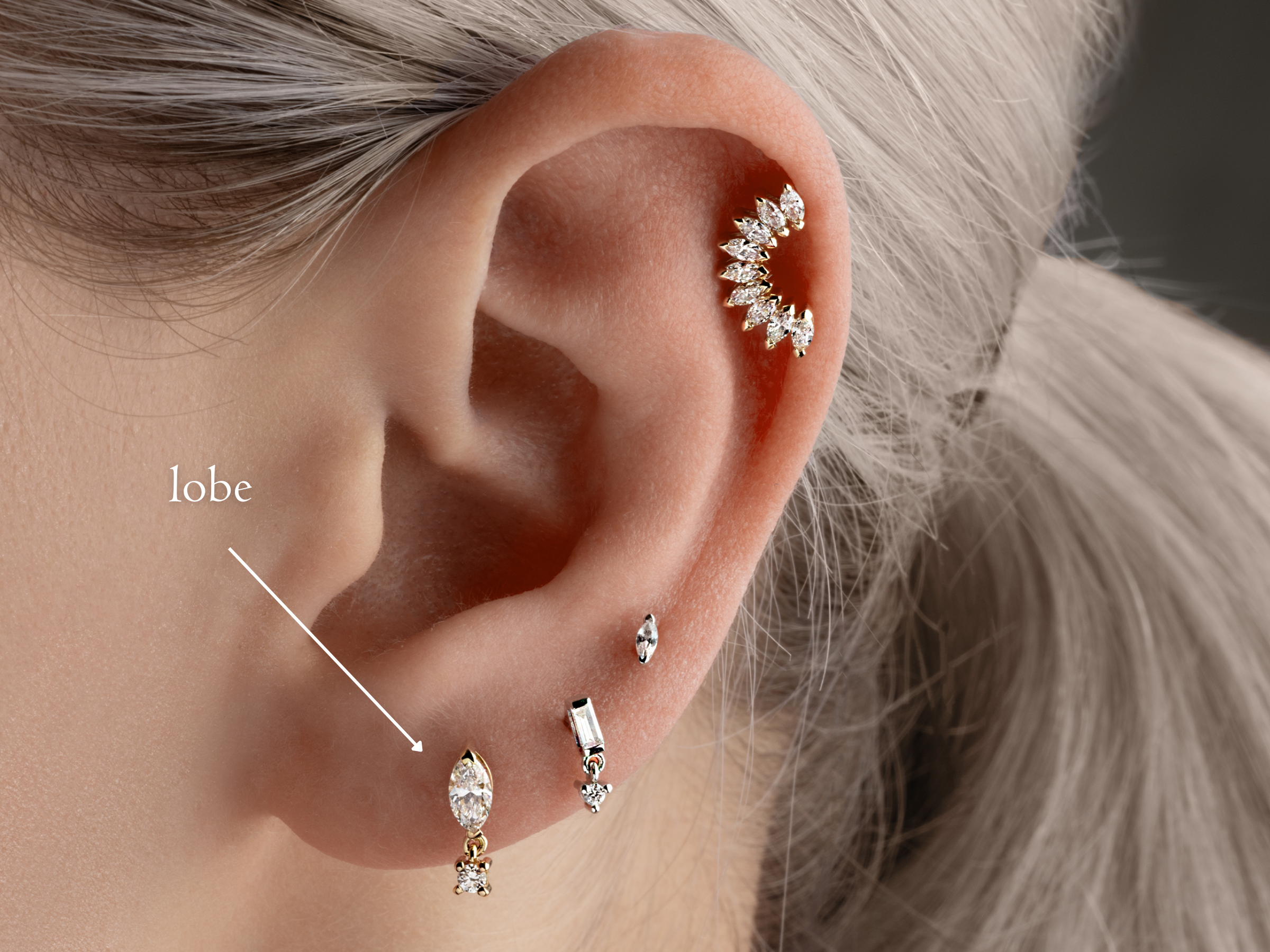 Classic Lobe Piercing Jewellery
