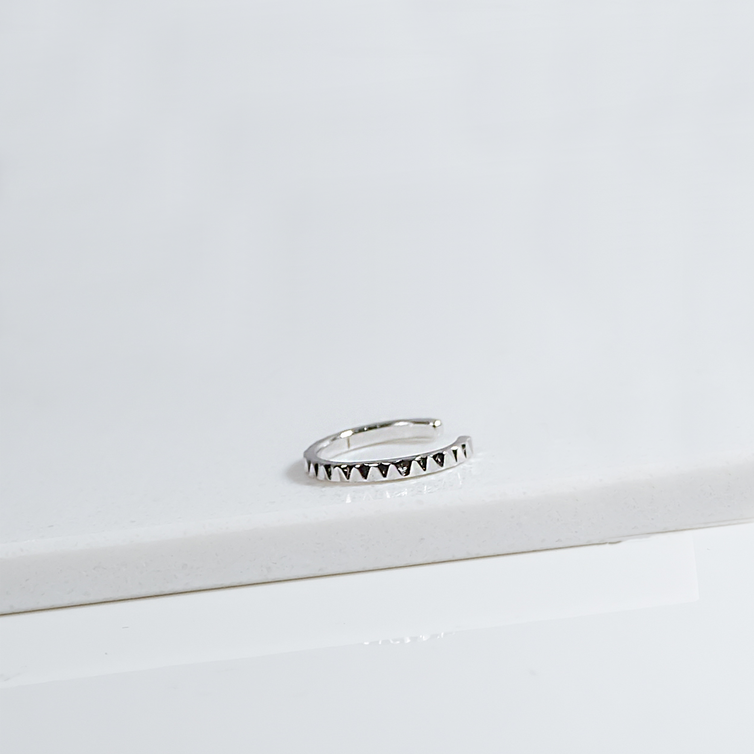 Silver Elegance Ear Cuff