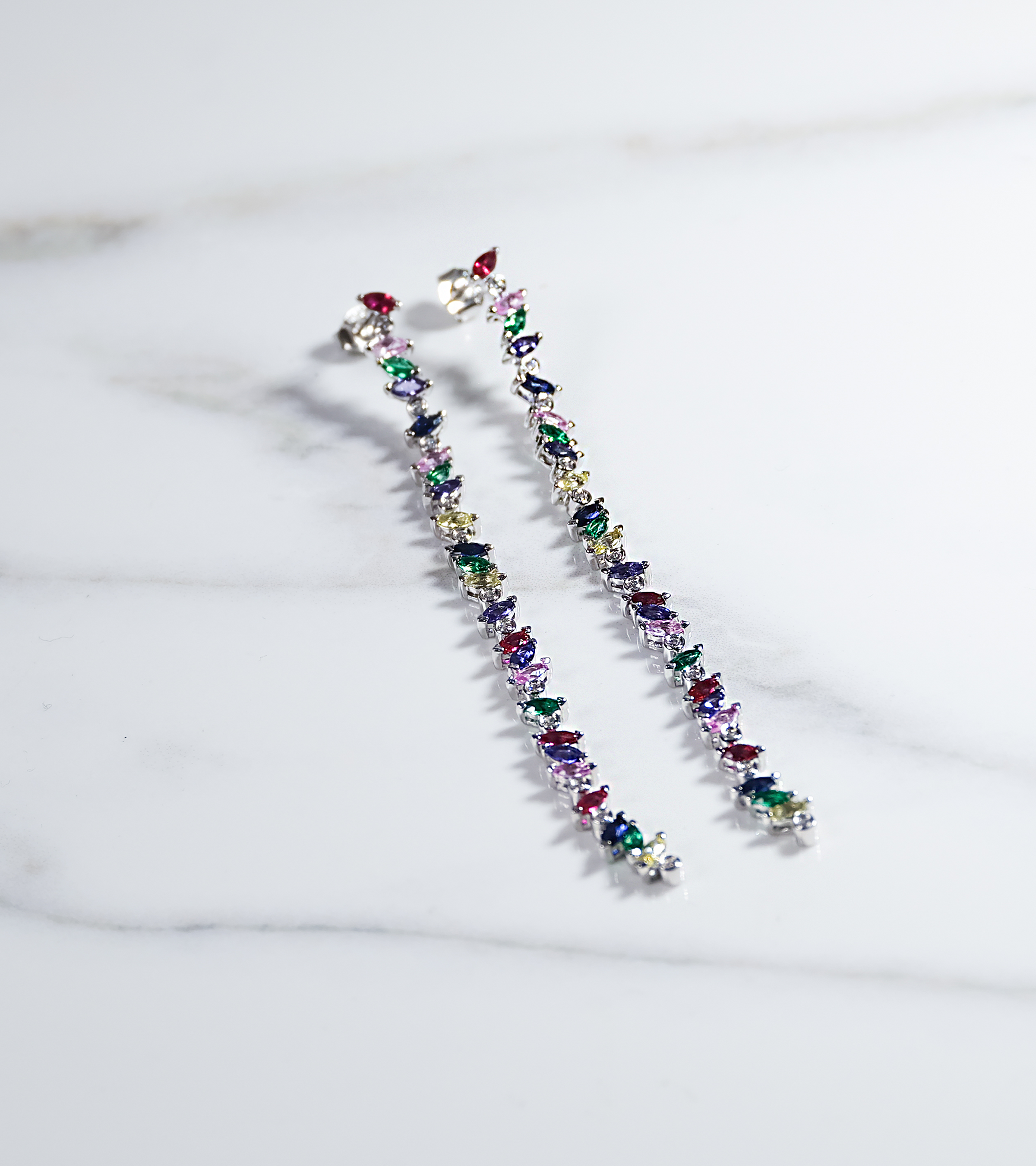 Radiant Prism Drop Earrings