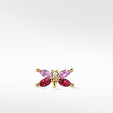 Butterfly Ruby Stud