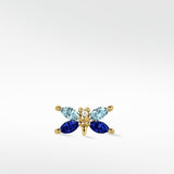 Butterfly blue Stud