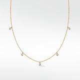 The Floating Diamond Station Necklace