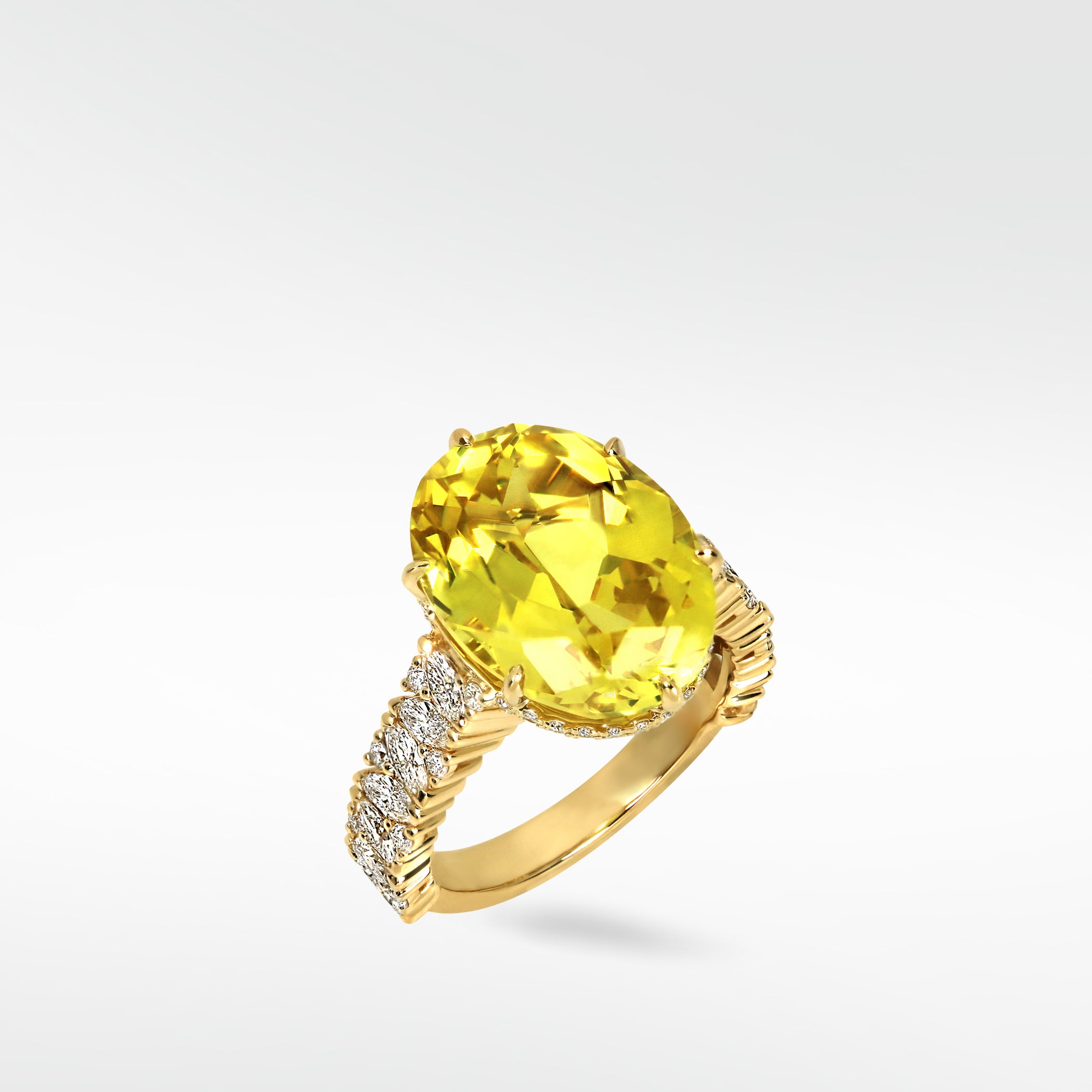 The Fitzrovia Yellow Sapphire Ring
