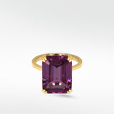 London Bridge Fancy Purple Sapphire Ring