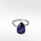 Chelsea Purple Rose Ring