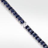 Veto Lux Oval Blue Sapphire Bracelet