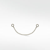 Delicate Double-Loop Gold Chain