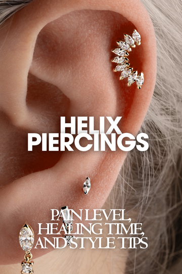 Helix Piercing – Pain Level, Healing Time & How to Style It 2 thumbnail