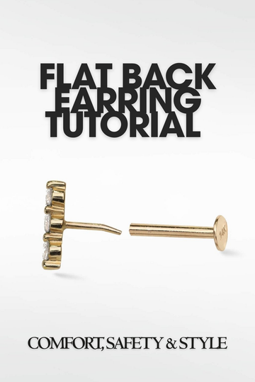 How to Use Flat Back Earrings – Secure Fit, Safe Healing & Daily Comfort 3 thumbnail