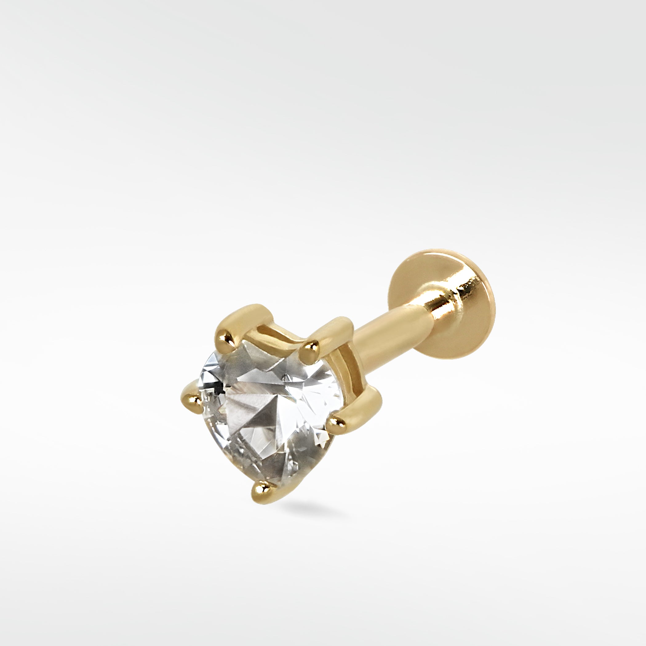 Brilliant Sapphire Coat of Arms Heart Earring