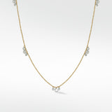 The Triple Floating Diamond Necklace