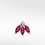 Blossom Stud Ruby