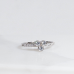 Elegance Trio Diamond Ring