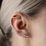Nocturnal Stars Diamond Crawler Earring