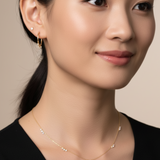 The Triple Floating Diamond Necklace