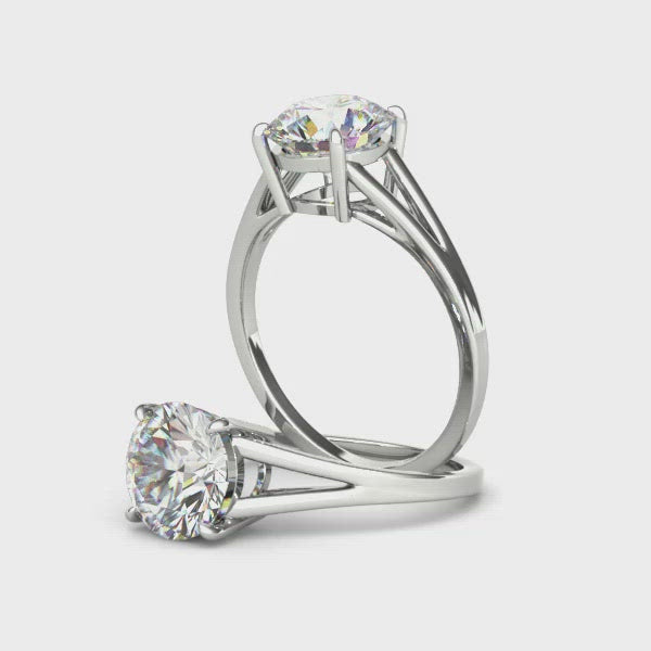 Diamond engagement ring with cultured diamonds lab grown diamonds created diamonds lark and berry