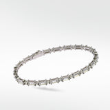 White Lightning Tennis Bracelet