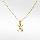 Gemini Gold Pendant