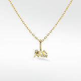 Aquarius Gold Pendant