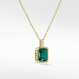 Nexus Emerald and Diamond Pendant