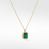 Nexus Emerald and Diamond Pendant
