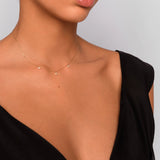 Tri-Star Gold Necklace