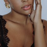 Palm Formed Statement Diamond Ring-Lark and Berry