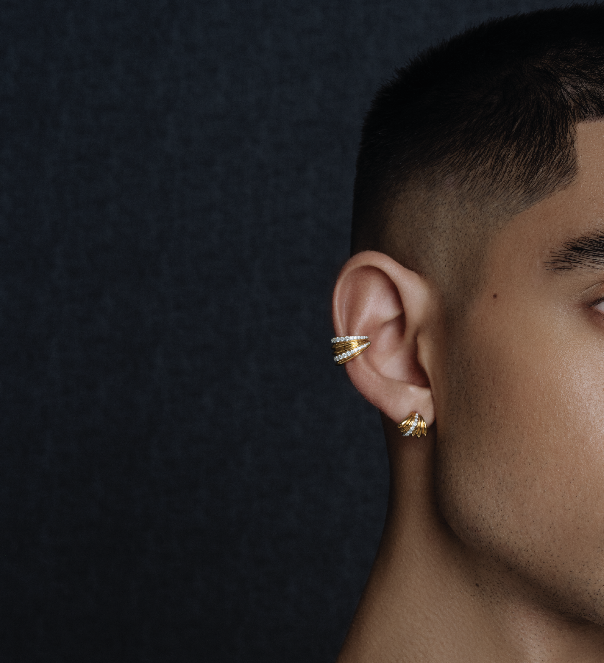 Palm Diamond Conch Ear Cuff4